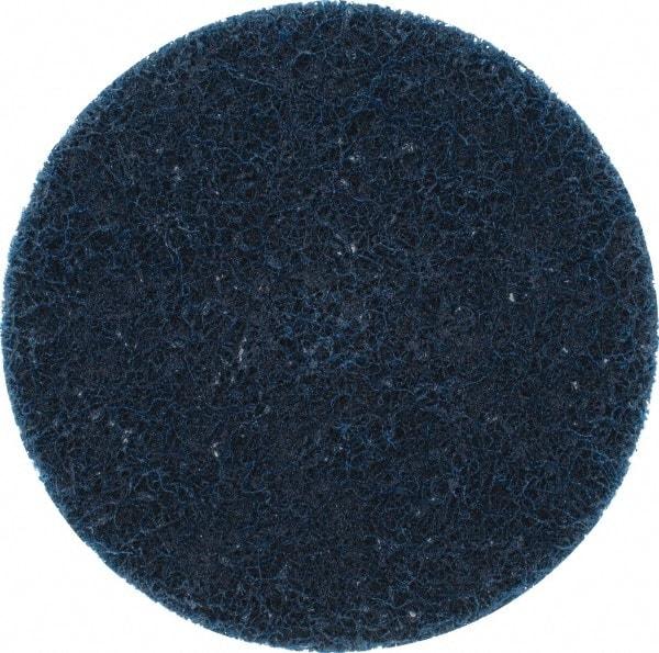 Merit Abrasives - 3" Disc Diam, Aluminum Oxide Quick Change Disc - Type P Attaching System, Nonwoven, Blue, Very Fine Grade, 20,000 RPM, XC Series - A1 Tooling