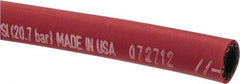 Eaton - 3/8" ID x 23/32" OD CTL Oil Resistant Air Hose - 300 Working psi, -40 to 160°F, Red - A1 Tooling