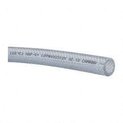 Eaton - 1/2" Inside x 3/4" Outside Diam, Food & Beverage Hose - 2" Bend Radius, Clear, 1' Long, 300' Coil Length - A1 Tooling