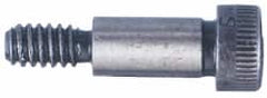 Made in USA - 1/2" Shoulder Diam x 7/8" Shoulder Length, 3/8-16 UNC, Hex Socket Shoulder Screw - 4037 Alloy Steel, Uncoated, 5/16" Head Height x 3/4" Head Diam - A1 Tooling