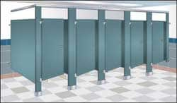 Bradley - Washroom Partition Steel Pilaster - 10 Inch Wide x 79-13/16 Inch High, ADA Compliant Stall Compatibility - A1 Tooling