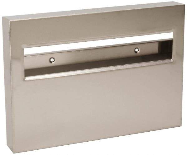 Made in USA - 500 Capacity Stainless Steel Toilet Seat Cover Dispenser - 11" High x 15-3/4" Wide 1-3/4" Deep - A1 Tooling