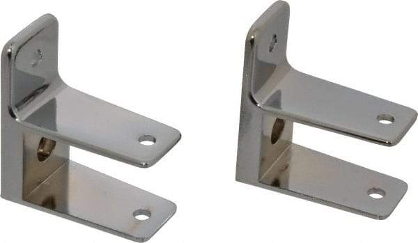 Value Collection - Washroom Partition Pilaster to Wall Bracket Kit - Compatible with Toilet Stalls - A1 Tooling