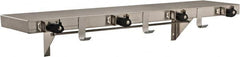 Bradley - Stainless Steel with Rubber Holders, Utility Shelf with Holders - 36" Long, 7 Holders - A1 Tooling