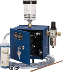 Accu-Lube - 1 Outlet, 10 Ounce Tank Capacity, Micro Lubricant System - 12' Coolant Line Length - A1 Tooling