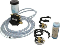 Accu-Lube - 2 Outlet, 10 Ounce Tank Capacity, Micro Lubricant System - 12' Coolant Line Length - A1 Tooling