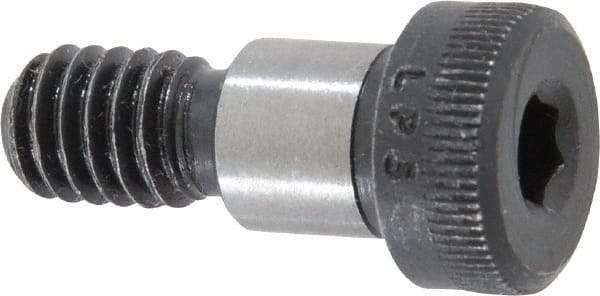 Value Collection - 3/8" Shoulder Diam x 3/8" Shoulder Length, 5/16-18 UNC, Hex Socket Shoulder Screw - 8 Alloy Steel, Uncoated, 0.543 to 0.562" Head Diam - A1 Tooling