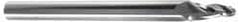 Onsrud - 1/8" Cutting Diam x 1" Length of Cut, 2 Flute, Upcut Spiral Router Bit - Uncoated, Right Hand Cut, Solid Carbide, 3" OAL x 1/4" Shank Diam, Ball End Taper - A1 Tooling