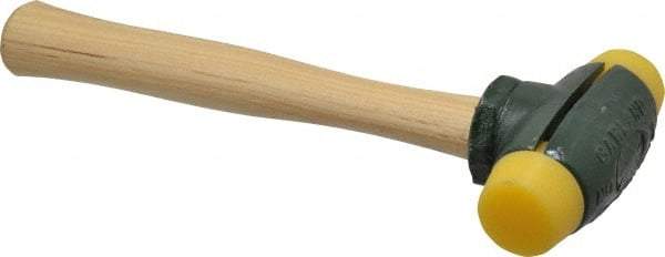 Garland - 1-1/2 Lb Head 1-1/4" Face Plastic Split Head Hammer - 11" OAL, Wood Handle - A1 Tooling