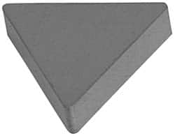 Hertel - TNG322 Grade HT10 Carbide Turning Insert - Uncoated, 60° Triangle, 3/8" Inscr Circle, 1/8" Thick, 1/32" Corner Radius - A1 Tooling