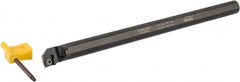 Hertel - 0.77" Min Bore Diam, 10" OAL, 5/8" Shank Diam, A-SCLP Indexable Boring Bar - CP.. 32.52 Insert, Screw Holding Method - A1 Tooling