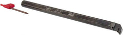 Hertel - 0.85" Min Bore Diam, 10" OAL, 5/8" Shank Diam, A-SDUP Indexable Boring Bar - DP.. Insert, Screw Holding Method - A1 Tooling