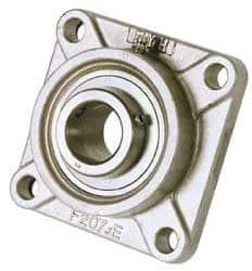 Value Collection - 1" ID, 1-13/32" OAL x 3-3/4" OAH Solid 4-Bolt Flange - Exact Industrial Supply