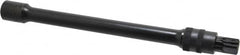 Proto - 1/2" Drive Impact Locking Socket Extension - 10" OAL, Black Oxide Finish - A1 Tooling