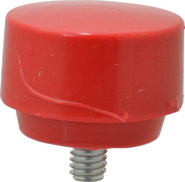 Proto - 1-1/2" Face Diam, Grade Medium, Red Hammer Tip/Face - Plastic - A1 Tooling