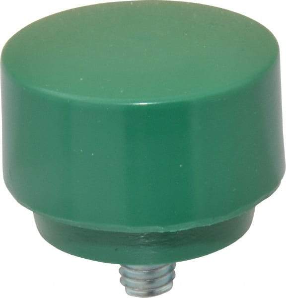 Proto - 1-1/2" Face Diam, Grade Tough, Green Hammer Tip/Face - Plastic - A1 Tooling