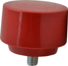 Proto - 2-1/2" Face Diam, Grade Medium, Red Hammer Tip/Face - Plastic - A1 Tooling