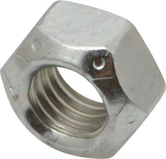 Value Collection - 9/16-12 UNC Grade C Hex Lock Nut with Distorted Thread - 7/8" Width Across Flats, 31/64" High, Cadmium Clear-Plated Finish - A1 Tooling