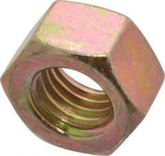 Value Collection - 5/8-11 UNC Steel Right Hand Hex Nut - 15/16" Across Flats, 35/64" High, Zinc Yellow Dichromate Finish - A1 Tooling