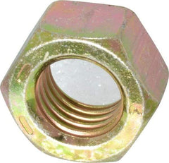 Value Collection - 3/4-10 UNC Steel Right Hand Hex Nut - 1-1/8" Across Flats, 41/64" High, Zinc Yellow Dichromate Finish - A1 Tooling