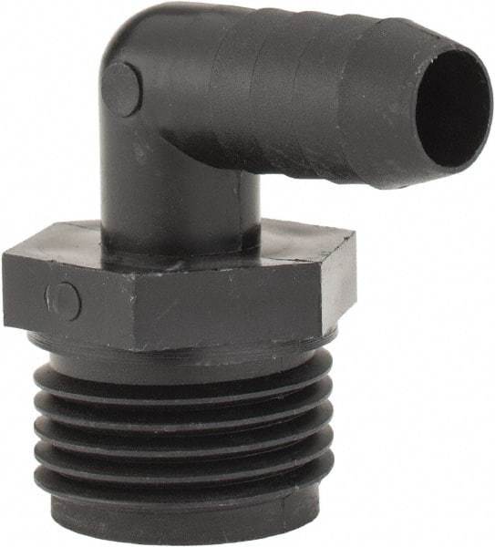 Green Leaf - 3/4 MGHT Garden Hose Fitting - Polypropylene, Male Hose to Barb Connector - A1 Tooling