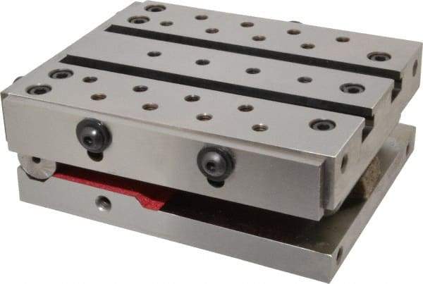 Suburban Tool - 6" Long x 5" Wide x 2-1/4" High, Precision Steel Sine Plate - Square to within 0.0002", 0.0002" Tolerance, 3/8-16 Hole - A1 Tooling