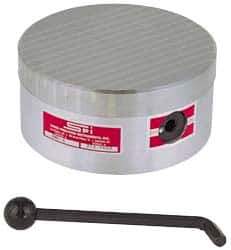 Suburban Tool - Standard Pole Round Permanent Magnetic Rotary Chuck - 9-1/4" Wide x 3" High, Ceramic - A1 Tooling