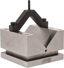 Suburban Tool - 4-3/8" Max Capacity, 90° Angle, Hardened Steel V-Block - 6" Long x 6" Wide x 4" High, Sold as Individual - A1 Tooling