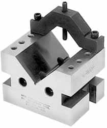 Suburban Tool - 4-3/8" Max Capacity, 90° Angle, Hardened Steel V-Block - 6" Long x 6" Wide x 4" High, Sold as Matched Pair - A1 Tooling