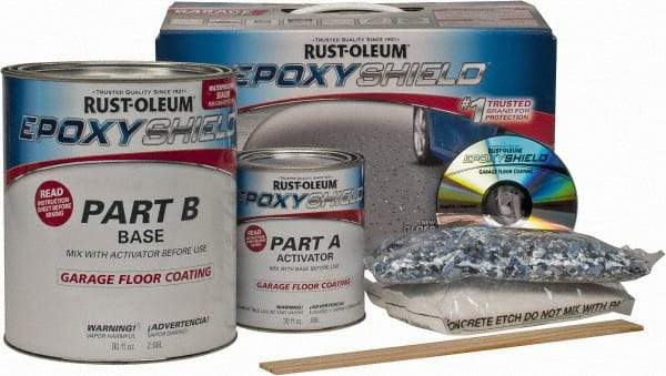 Rust-Oleum - 1 Gal Gloss Gray Water-Based Epoxy - Approximately 250 Sq Ft/Gal Coverage, <100 g/L VOC Content - A1 Tooling