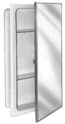 Bradley - 3 Shelf Recessed Mount Metal Medicine Cabinet - 26" High x 16" Wide x 4-1/2" Deep, Adjustable Shelves - A1 Tooling