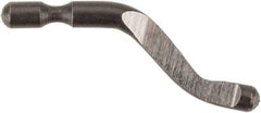 Shaviv - B10 Right-Handed High Speed Steel Deburring Swivel Blade - Use on Hole Edge & Straight Edge Surfaces, Adjustable - A1 Tooling