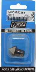 Noga - C20 Bi-Directional High Speed Steel Deburring Swivel Blade - Use on Hole Edge Surfaces - A1 Tooling