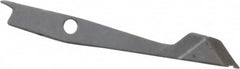 Cogsdill Tool - 3/32", Type A Double Angle, Replacement Deburring Blade - High Speed Steel, for Front & Back Hole Deburring & Chamfering - A1 Tooling