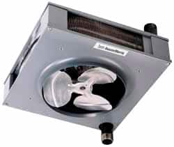 Mestek - 11-1/4" Fan Diam, 595 CFM, Steam & Hot Water, Vertical Hydronic Suspended Heater - A1 Tooling