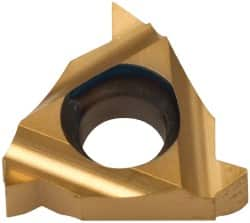 Hertel - 08IR Internal Right Hand ISO Laydown Threading Insert - Grade HG220TR, TiN Coated Carbide, 3/16" Inscribed Circle - A1 Tooling