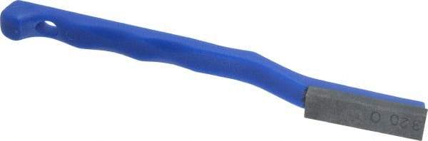 Value Collection - 320 Grit Blue Single-Ended Boron Carbide Hand Hone - Extra Fine Grade, 5-1/2" OAL, with Cutting Dimensions of 1-9/16" Length x 1/2" Wide x 3/16" High - A1 Tooling