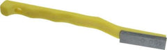 Value Collection - 400 Grit Yellow Single-Ended Boron Carbide Hand Hone - Super Fine Grade, 5-1/2" OAL, with Cutting Dimensions of 1-9/16" Length x 1/2" Wide x 3/16" High - A1 Tooling