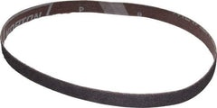 Norton - 1/2" Wide x 18" OAL, 40 Grit, Aluminum Oxide Abrasive Belt - Aluminum Oxide, Coarse, Coated, X Weighted Cloth Backing, Series R283 - A1 Tooling