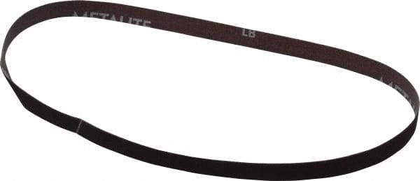 Norton - 1/2" Wide x 24" OAL, 120 Grit, Aluminum Oxide Abrasive Belt - Aluminum Oxide, Fine, Coated, X Weighted Cloth Backing, Series R283 - A1 Tooling