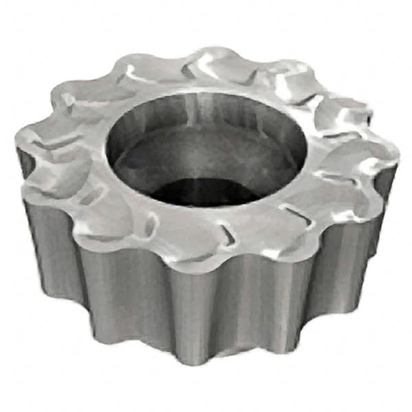 Iscar - RCMT1607 FW Grade IC808 Carbide Milling Insert - TiAlN/AlTiN/TiN Finish, 0.197" Thick, 16mm Inscribed Circle - A1 Tooling