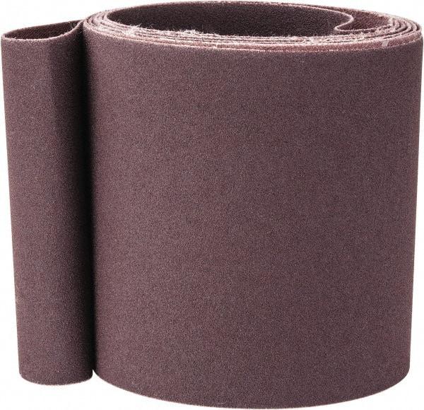 Norton - 4" Wide x 132" OAL, 120 Grit, Aluminum Oxide Abrasive Belt - Aluminum Oxide, Fine, Coated, X Weighted Cloth Backing, Series R228 - A1 Tooling