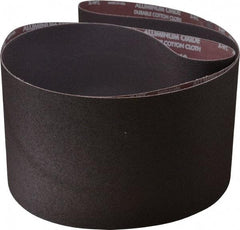 Norton - 8" Wide x 107" OAL, 60 Grit, Aluminum Oxide Abrasive Belt - Aluminum Oxide, Medium, Coated, X Weighted Cloth Backing, Series R228 - A1 Tooling