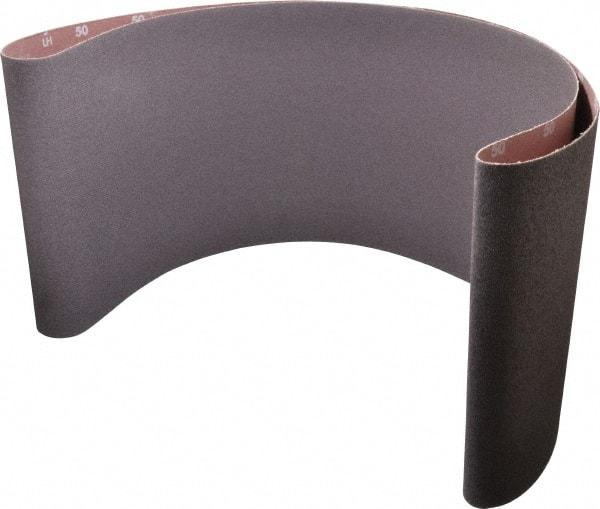 Norton - 10" Wide x 70-1/2" OAL, 50 Grit, Aluminum Oxide Abrasive Belt - Aluminum Oxide, Coarse, Coated, X Weighted Cloth Backing, Series R228 - A1 Tooling