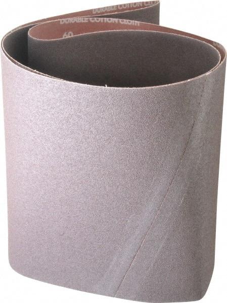 Norton - 10" Wide x 70-1/2" OAL, 60 Grit, Aluminum Oxide Abrasive Belt - Aluminum Oxide, Medium, Coated, X Weighted Cloth Backing, Series R228 - A1 Tooling