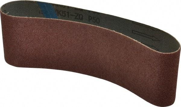 Tru-Maxx - 3" Wide x 21" OAL, 50 Grit, Aluminum Oxide Abrasive Belt - Aluminum Oxide, Coarse, Coated - A1 Tooling