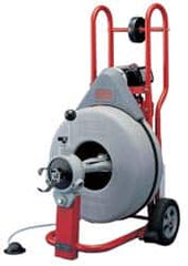 Ridgid - Electric Battery Drain Cleaning Machine - For 3" to 8" Pipe, 100' Cable, 200 Max RPM - A1 Tooling