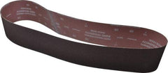 Norton - 4" Wide x 54" OAL, 80 Grit, Aluminum Oxide Abrasive Belt - Aluminum Oxide, Medium, Coated, X Weighted Cloth Backing, Series R228 - A1 Tooling