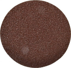 Made in USA - 5" Diam, 24 Grit Aluminum Oxide Adhesive PSA Disc - A1 Tooling