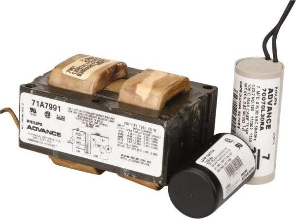 Philips Advance - 70 Watt, HX-HPF Circuit, High Pressure Sodium, High Intensity Discharge Ballast - 120/208/240/277 Volts, 0.7 to 1.4 Amp, 3-15/16 Inch Long x 3-1/8 Inch Wide x 2-7/8 Inch High - A1 Tooling